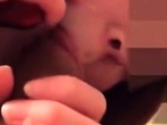 Sucks a cock and talks to her husband